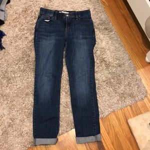 lucky straight leg mid rise jeans